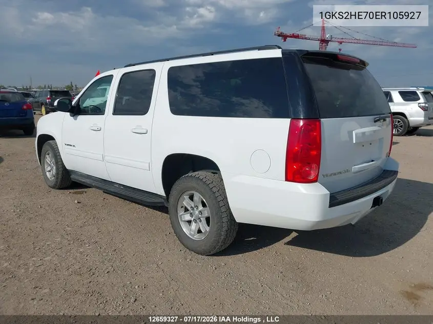 2014 GMC Yukon Xl K1500 Sle VIN: 1GKS2HE70ER105927 Lot: 12659327