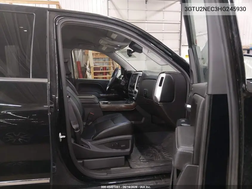 2017 GMC Sierra 1500 Slt VIN: 3GTU2NEC3HG245930 Lot: 45401081