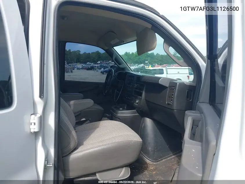 2020 GMC Savana Cargo Rwd 2500 Regular Wheelbase Work Van VIN: 1GTW7AFG3L1126500 Lot: 45196464