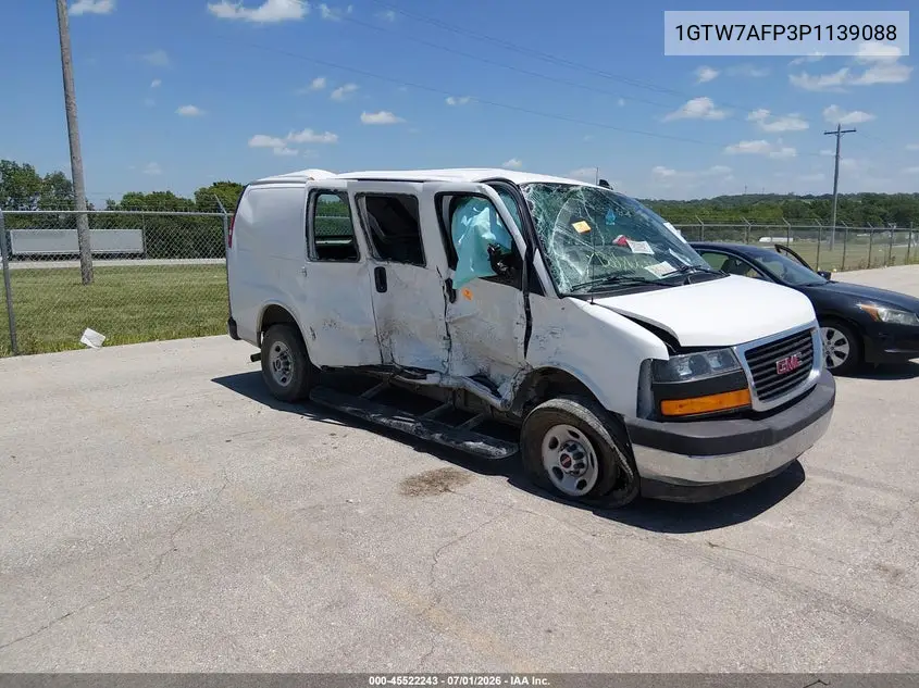 2023 GMC Savana Cargo Rwd 2500 Regular Wheelbase Work Van VIN: 1GTW7AFP3P1139088 Lot: 45522243