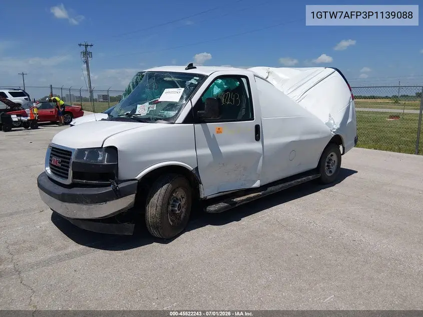 2023 GMC Savana Cargo Rwd 2500 Regular Wheelbase Work Van VIN: 1GTW7AFP3P1139088 Lot: 45522243