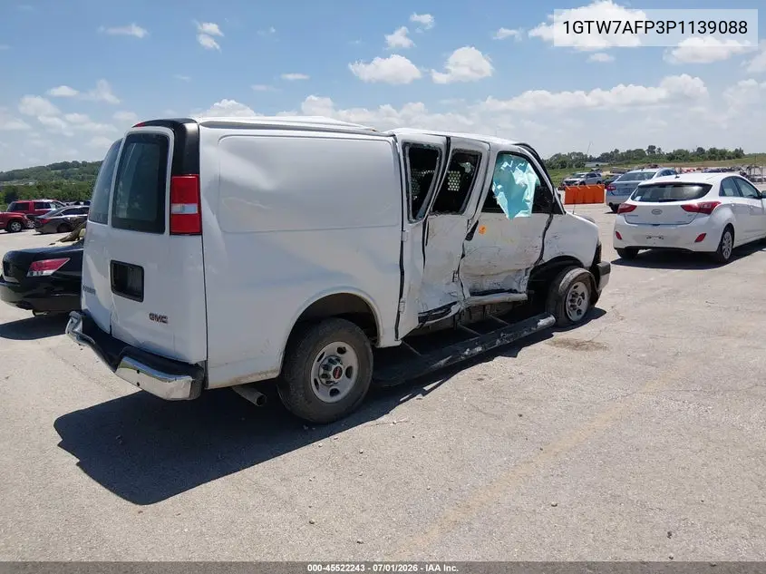 2023 GMC Savana Cargo Rwd 2500 Regular Wheelbase Work Van VIN: 1GTW7AFP3P1139088 Lot: 45522243