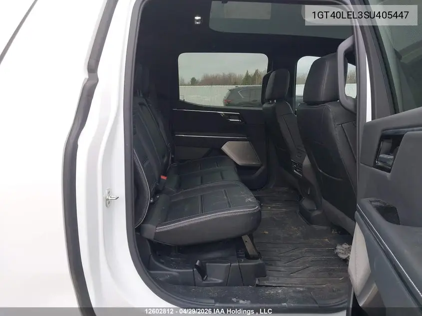 2025 GMC Sierra Ev Extended Range Denali 4Wd VIN: 1GT40LEL3SU405447 Lot: 12602812