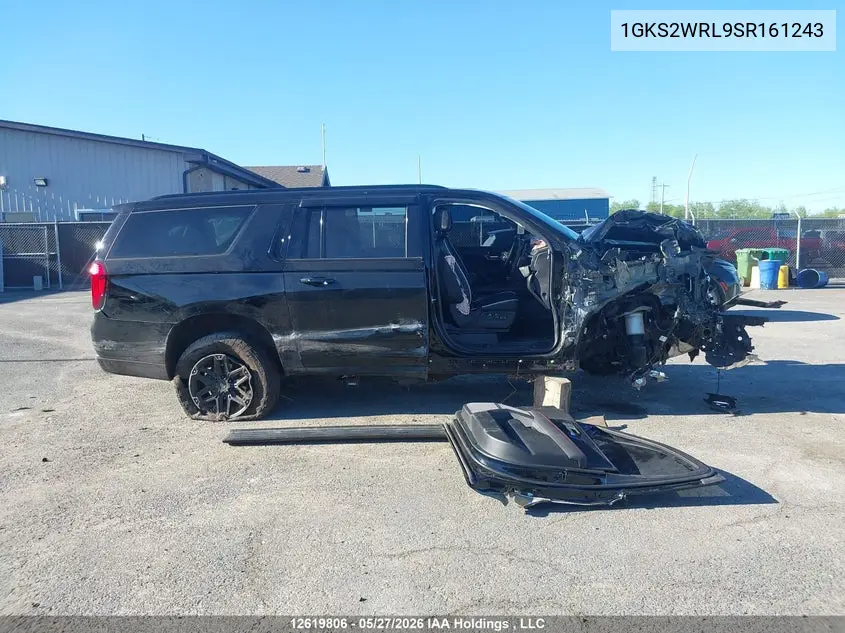 2025 GMC Yukon Xl VIN: 1GKS2WRL9SR161243 Lot: 12619806