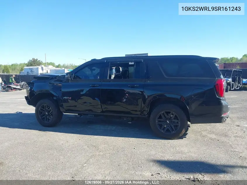 2025 GMC Yukon Xl VIN: 1GKS2WRL9SR161243 Lot: 12619806