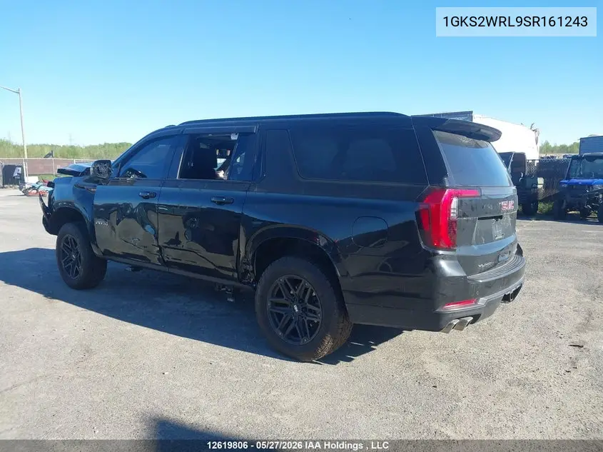 2025 GMC Yukon Xl VIN: 1GKS2WRL9SR161243 Lot: 12619806