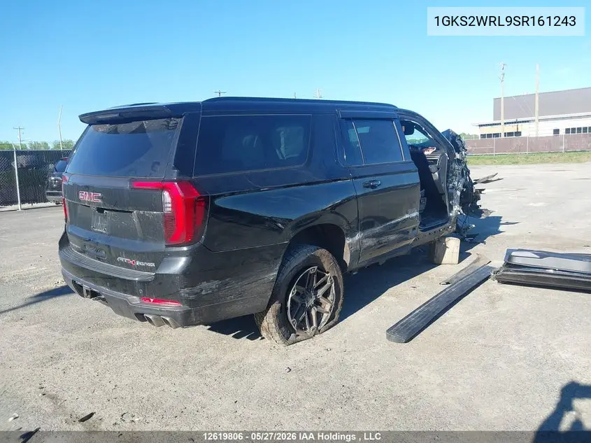 2025 GMC Yukon Xl VIN: 1GKS2WRL9SR161243 Lot: 12619806