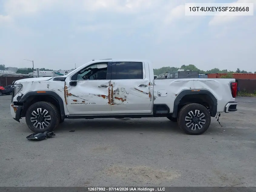 2025 GMC Sierra 2500Hd , Standard Bed, Denali Ultimate, 4Wd VIN: 1GT4UXEY5SF228668 Lot: 12637992