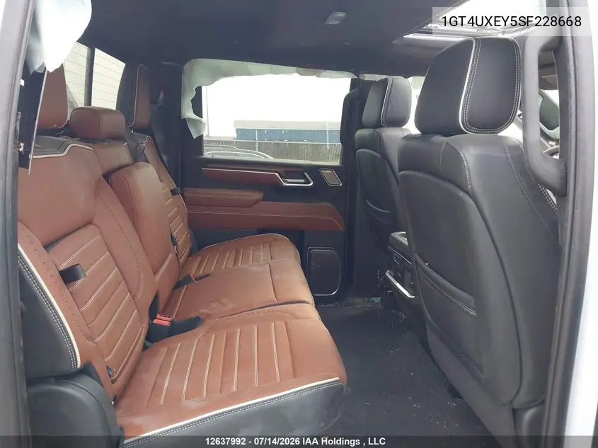 2025 GMC Sierra 2500Hd , Standard Bed, Denali Ultimate, 4Wd VIN: 1GT4UXEY5SF228668 Lot: 12637992