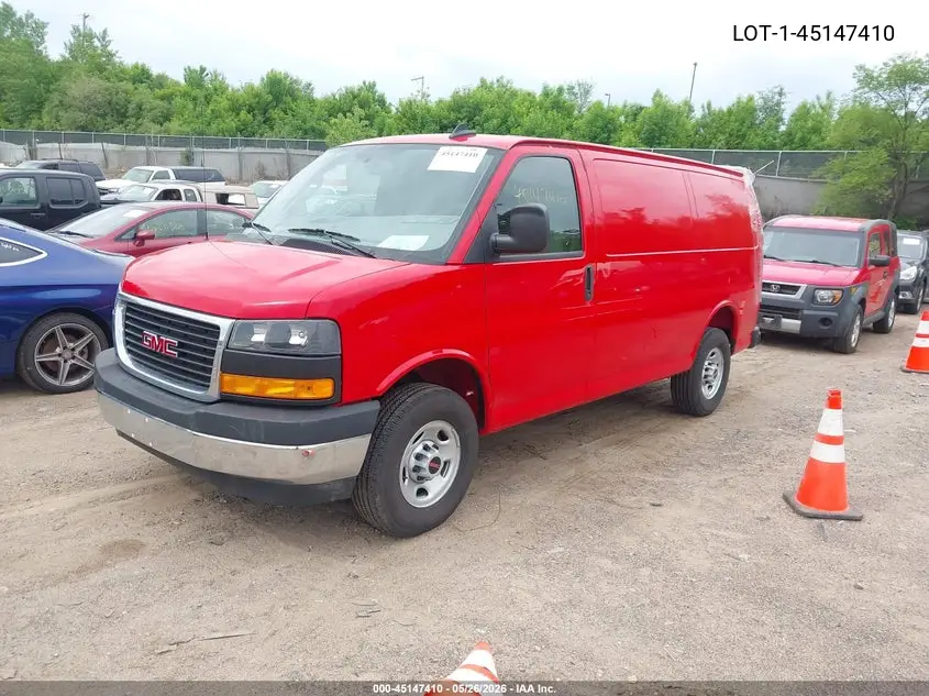 2025 GMC Savana Cargo Rwd 2500 Regular Wheelbase Work Van VIN: 1GTW7AFP1S1261764 Lot: 45147410