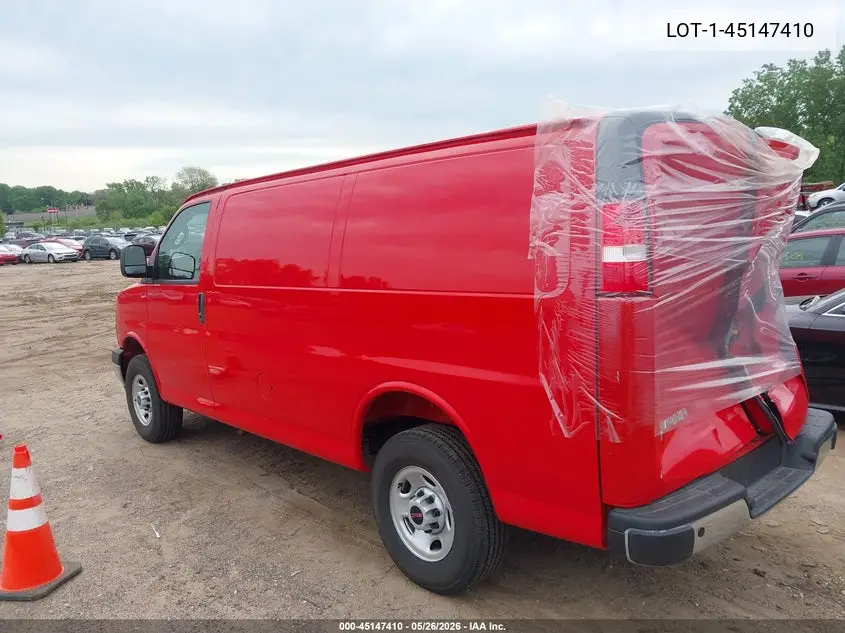2025 GMC Savana Cargo Rwd 2500 Regular Wheelbase Work Van VIN: 1GTW7AFP1S1261764 Lot: 45147410