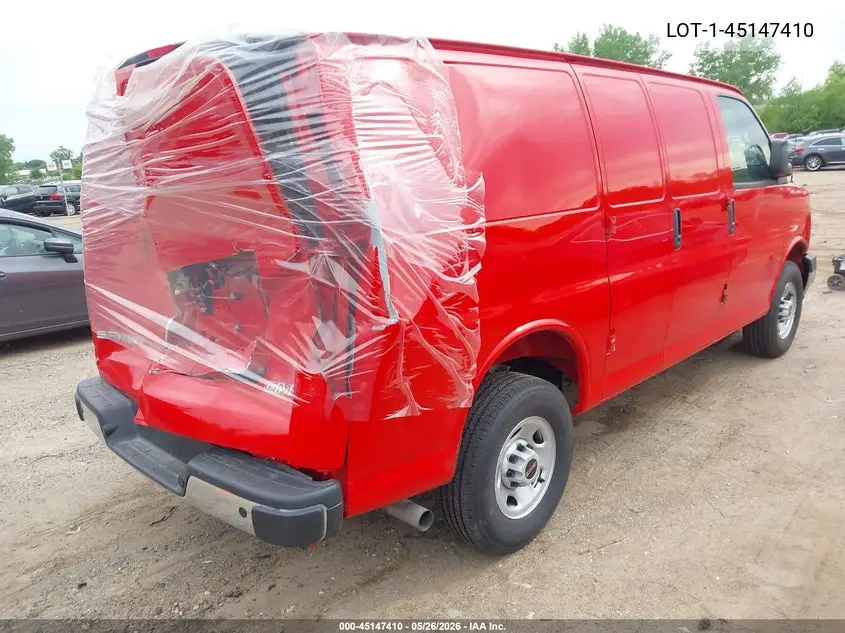 2025 GMC Savana Cargo Rwd 2500 Regular Wheelbase Work Van VIN: 1GTW7AFP1S1261764 Lot: 45147410