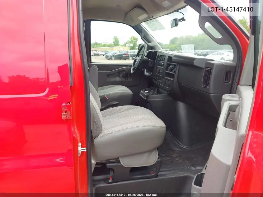 2025 GMC Savana Cargo Rwd 2500 Regular Wheelbase Work Van VIN: 1GTW7AFP1S1261764 Lot: 45147410