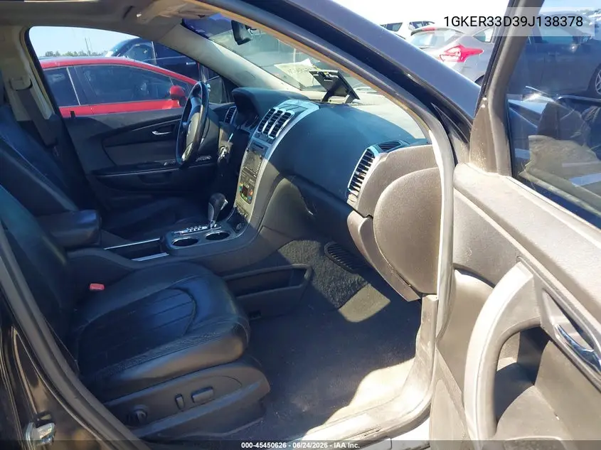2009 GMC Acadia Slt2 VIN: 1GKER33D39J138378 Lot: 45450626