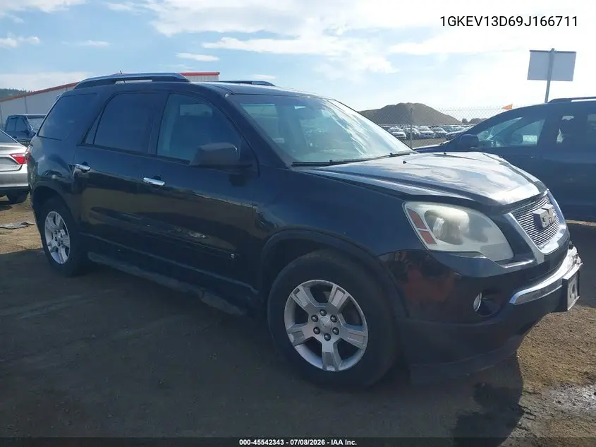 2009 GMC Acadia Sle1 VIN: 1GKEV13D69J166711 Lot: 45542343