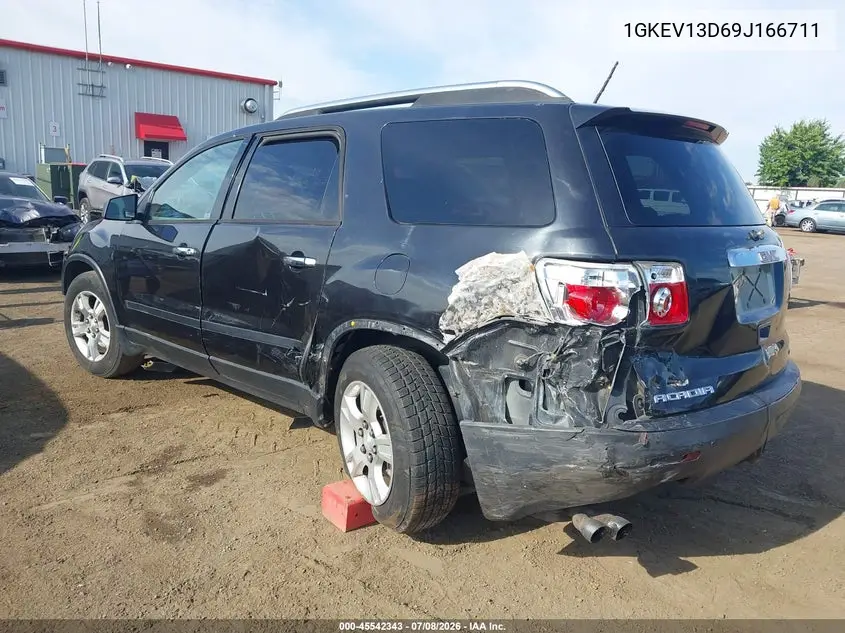 2009 GMC Acadia Sle1 VIN: 1GKEV13D69J166711 Lot: 45542343