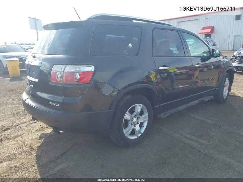 2009 GMC Acadia Sle1 VIN: 1GKEV13D69J166711 Lot: 45542343