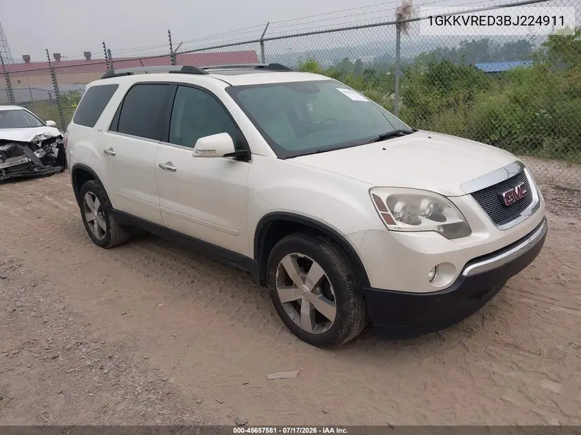 2011 GMC Acadia Slt-1 VIN: 1GKKVRED3BJ224911 Lot: 45657581