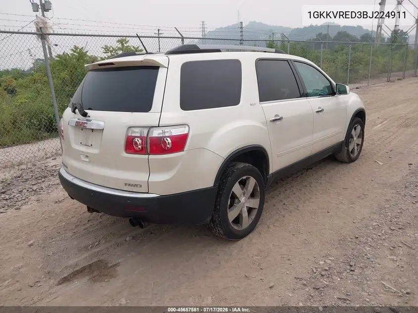 2011 GMC Acadia Slt-1 VIN: 1GKKVRED3BJ224911 Lot: 45657581