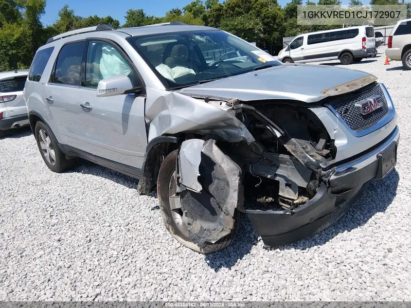 2012 GMC Acadia Slt-1 VIN: 1GKKVRED1CJ172907 Lot: 45355142