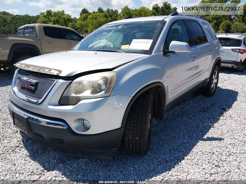 2012 GMC Acadia Slt-1 VIN: 1GKKVRED1CJ172907 Lot: 45355142