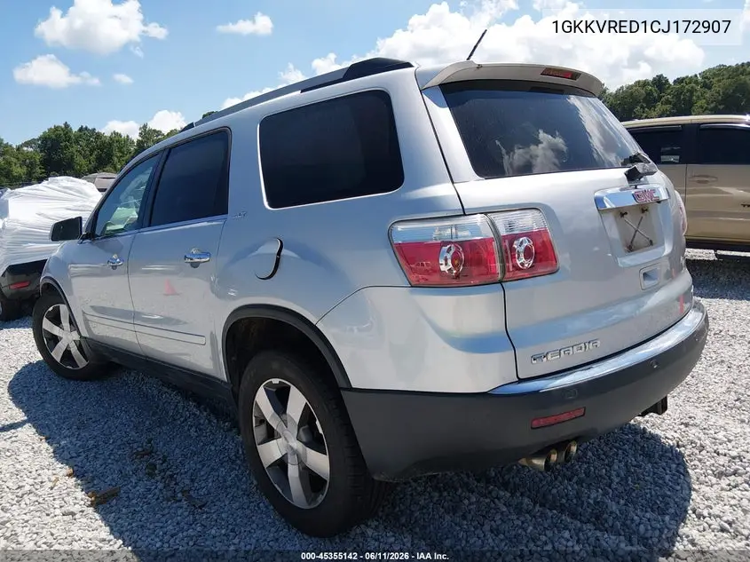 2012 GMC Acadia Slt-1 VIN: 1GKKVRED1CJ172907 Lot: 45355142