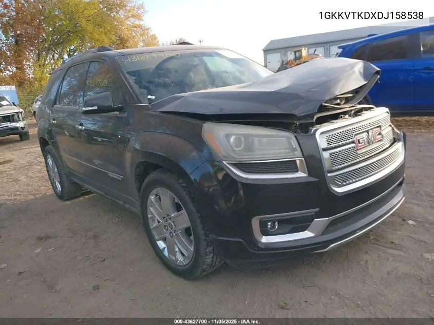 1GKKVTKDXDJ158538 2013 GMC Acadia Denali