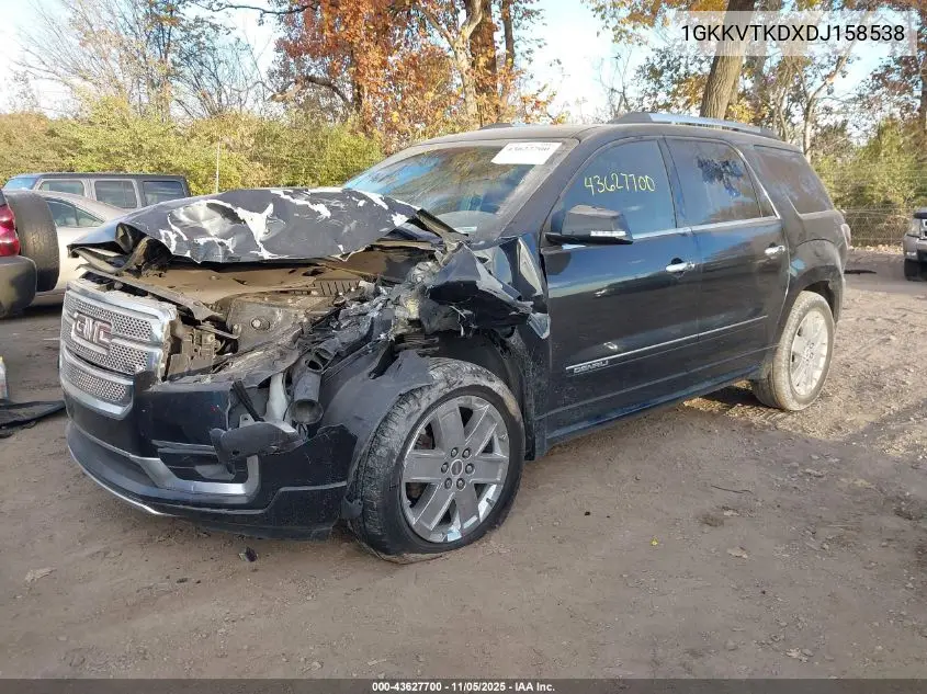 1GKKVTKDXDJ158538 2013 GMC Acadia Denali