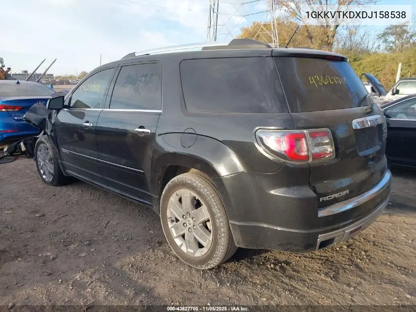 1GKKVTKDXDJ158538 2013 GMC Acadia Denali