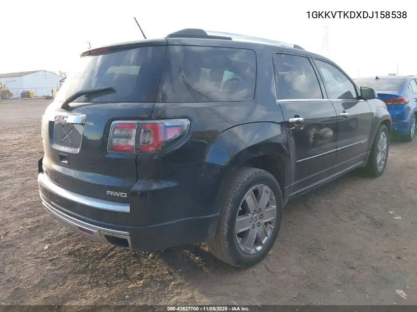 1GKKVTKDXDJ158538 2013 GMC Acadia Denali