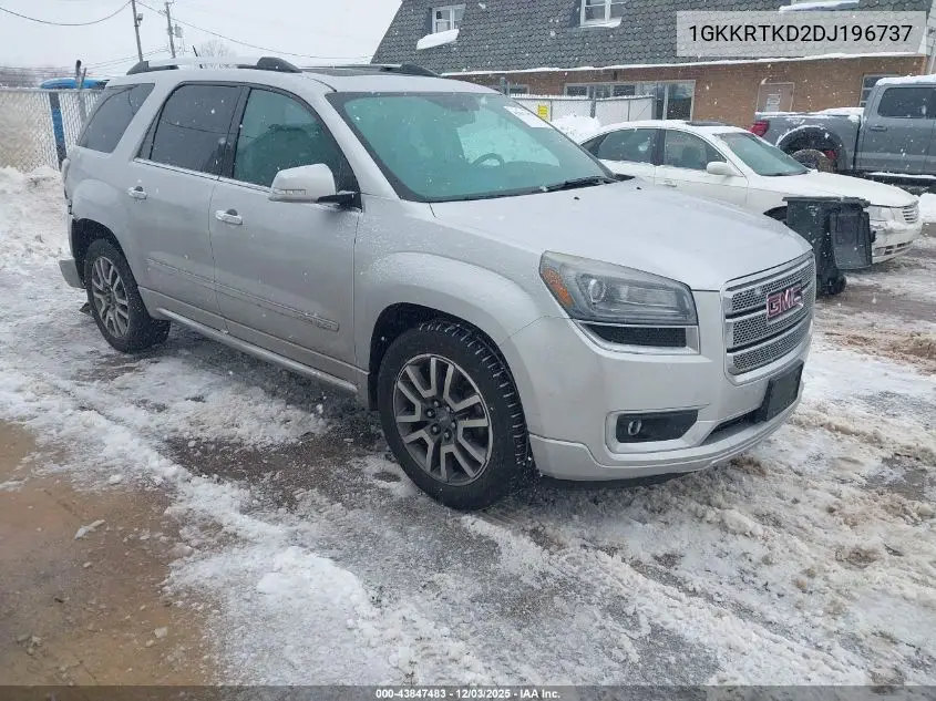 1GKKRTKD2DJ196737 2013 GMC Acadia Denali