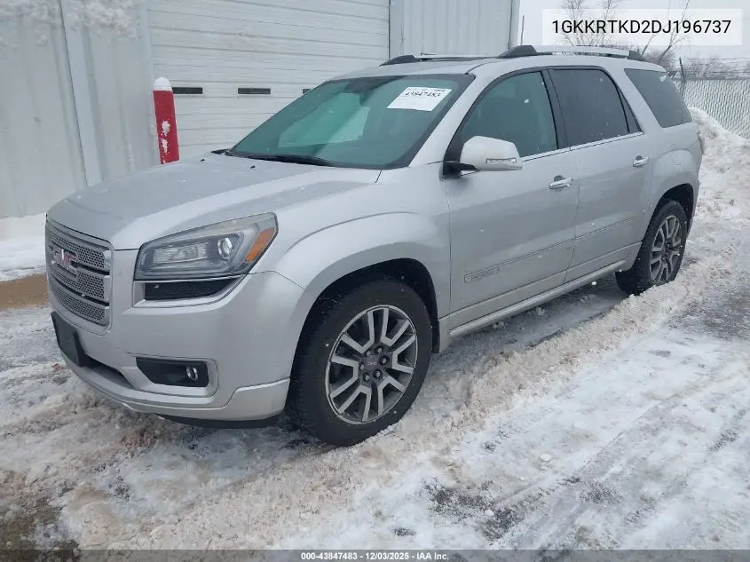 1GKKRTKD2DJ196737 2013 GMC Acadia Denali