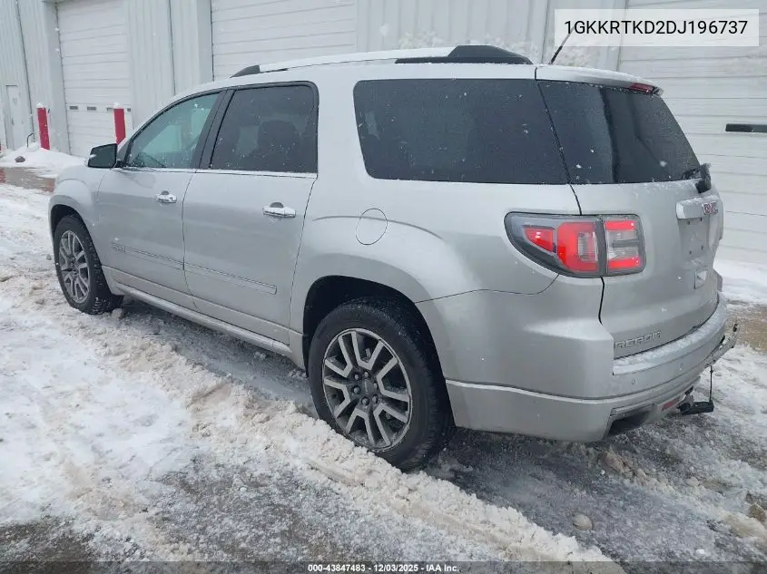 1GKKRTKD2DJ196737 2013 GMC Acadia Denali