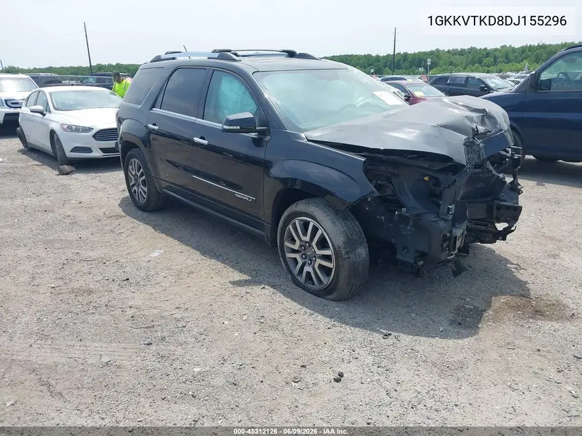 2013 GMC Acadia Denali VIN: 1GKKVTKD8DJ155296 Lot: 45312126