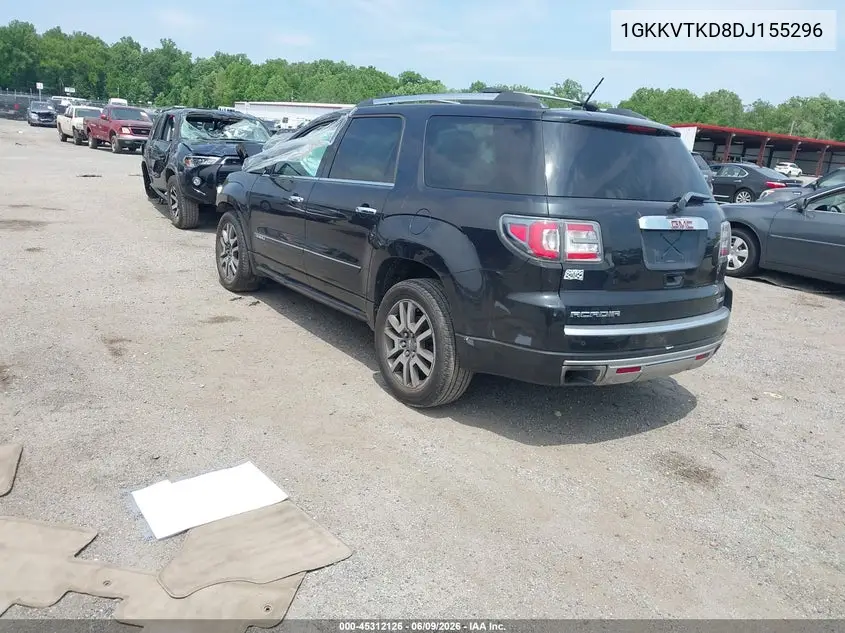 2013 GMC Acadia Denali VIN: 1GKKVTKD8DJ155296 Lot: 45312126
