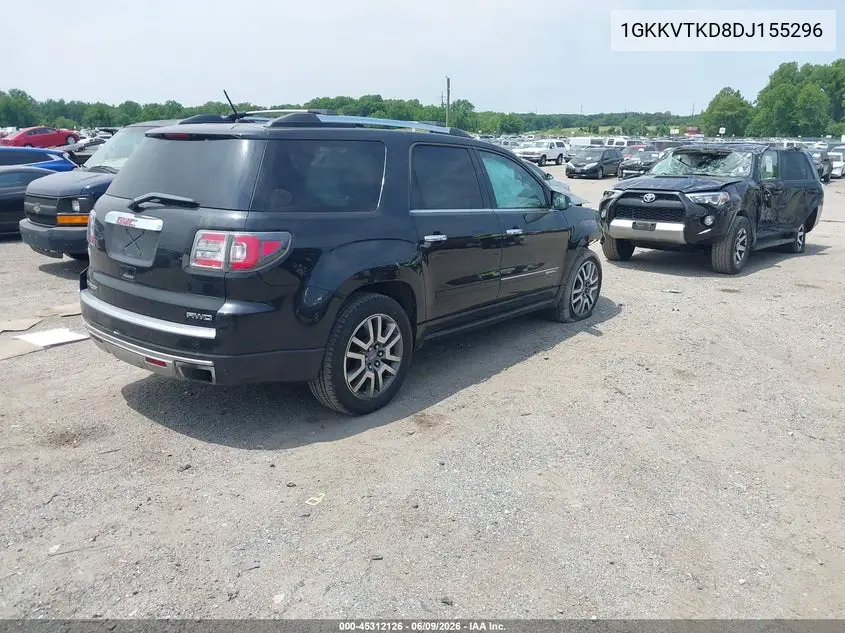 2013 GMC Acadia Denali VIN: 1GKKVTKD8DJ155296 Lot: 45312126