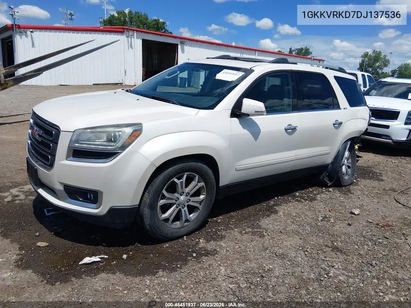 2013 GMC Acadia Slt-1 VIN: 1GKKVRKD7DJ137536 Lot: 45451937