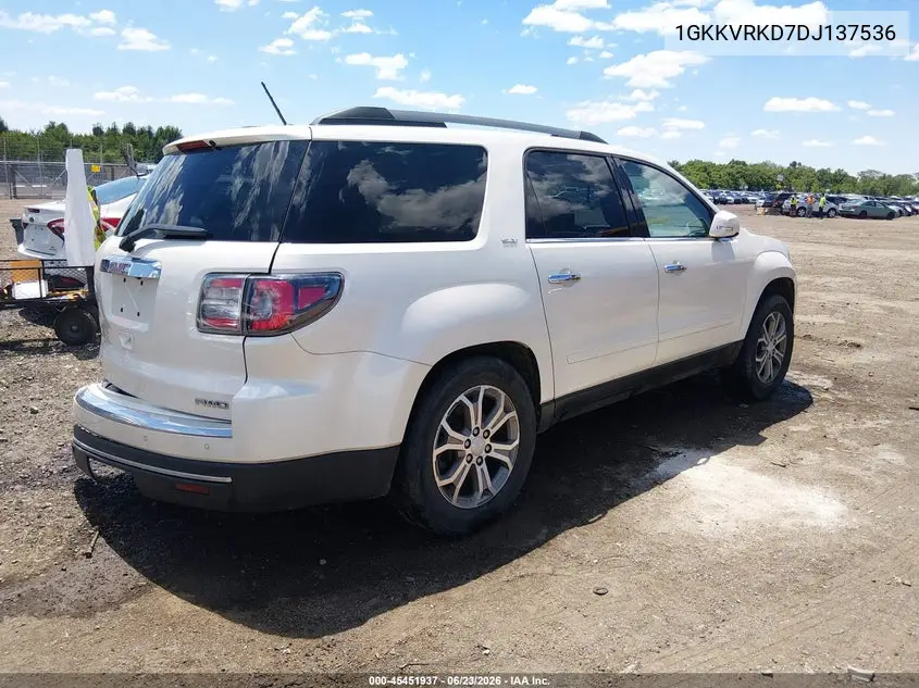 2013 GMC Acadia Slt-1 VIN: 1GKKVRKD7DJ137536 Lot: 45451937
