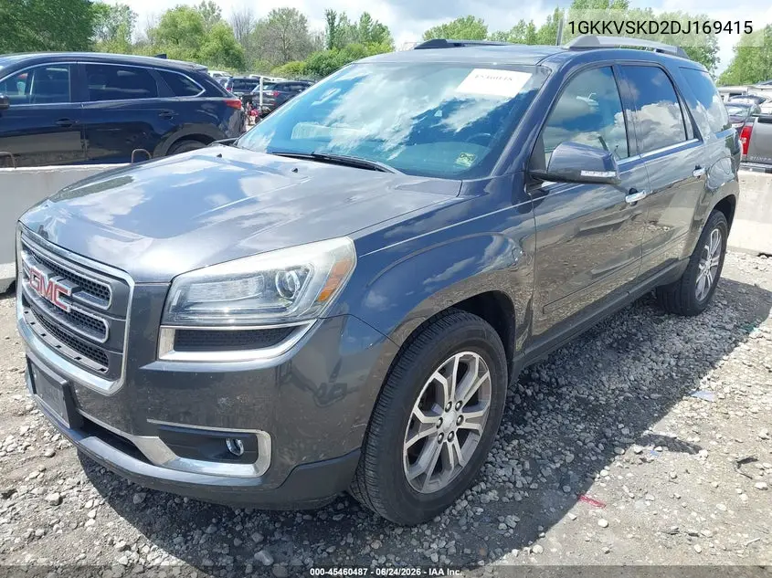 2013 GMC Acadia Slt-2 VIN: 1GKKVSKD2DJ169415 Lot: 45460487