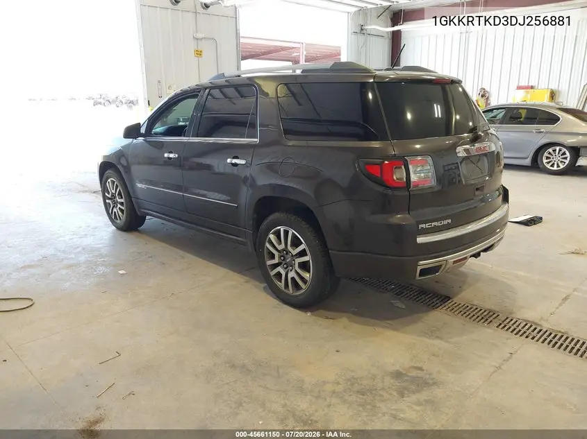 2013 GMC Acadia Denali VIN: 1GKKRTKD3DJ256881 Lot: 45661150