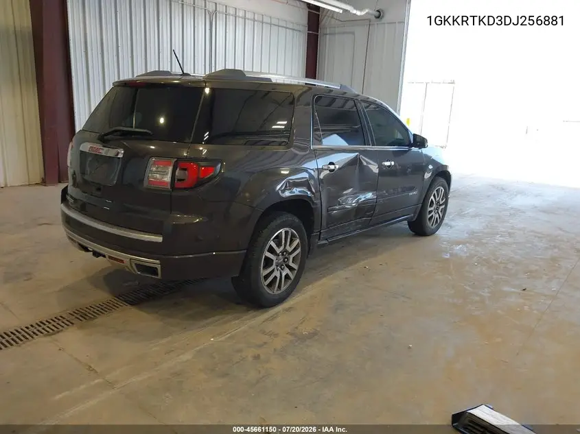 2013 GMC Acadia Denali VIN: 1GKKRTKD3DJ256881 Lot: 45661150