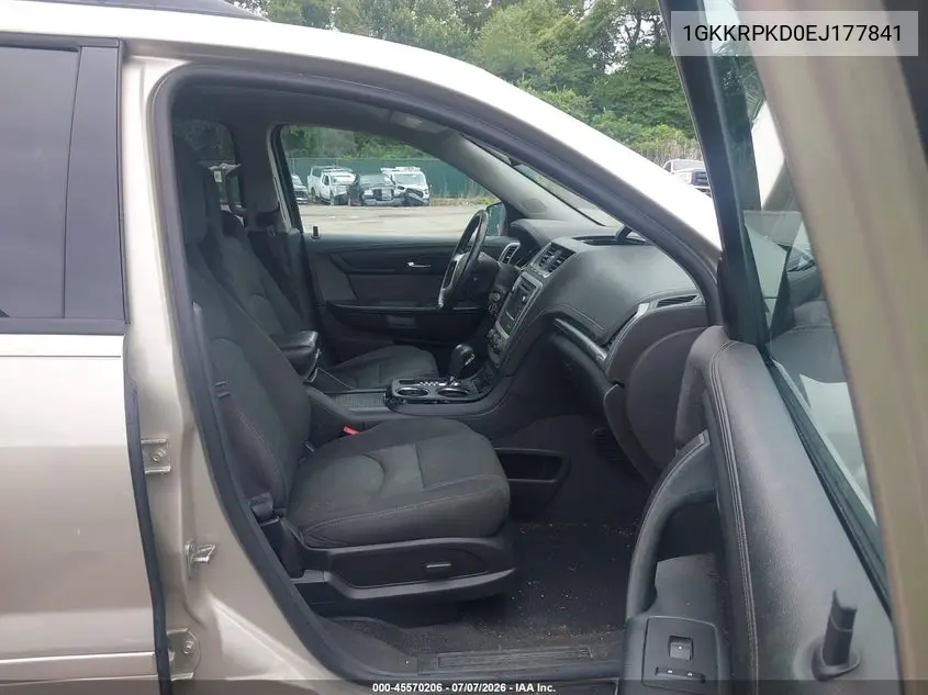 2014 GMC Acadia Sle-2 VIN: 1GKKRPKD0EJ177841 Lot: 45570206