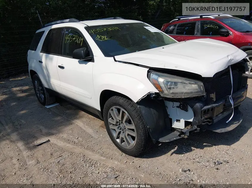 2014 GMC Acadia Sle-1 VIN: 1GKKRNED1EJ197757 Lot: 45573649