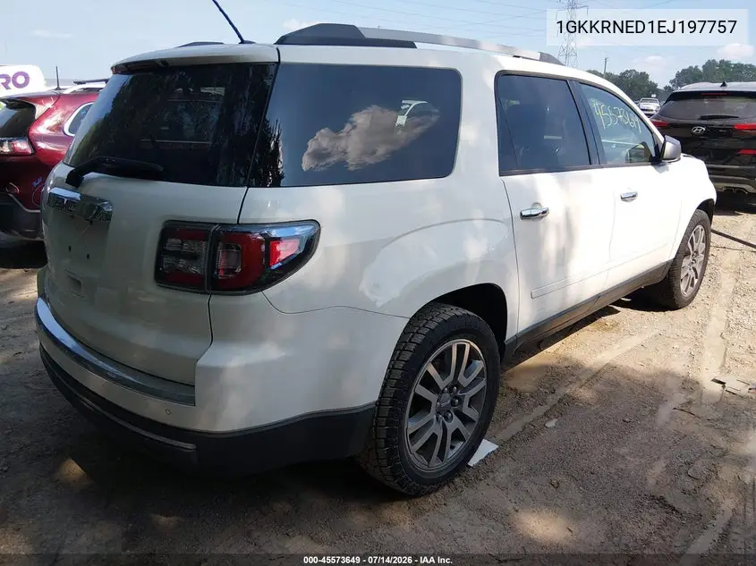 2014 GMC Acadia Sle-1 VIN: 1GKKRNED1EJ197757 Lot: 45573649