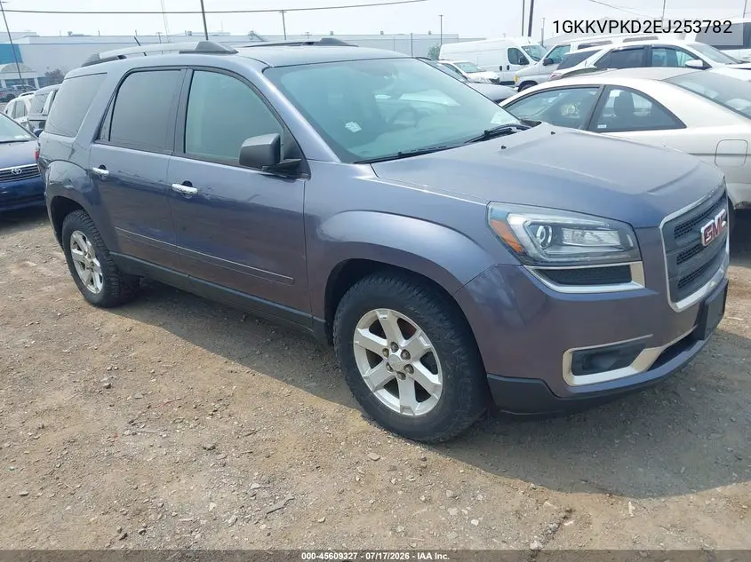 2014 GMC Acadia Sle-2 VIN: 1GKKVPKD2EJ253782 Lot: 45609327