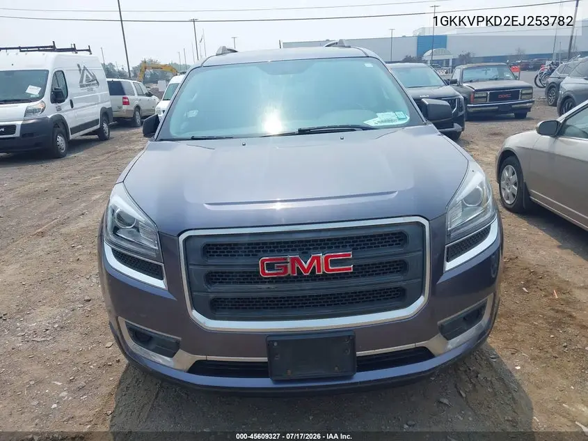 2014 GMC Acadia Sle-2 VIN: 1GKKVPKD2EJ253782 Lot: 45609327