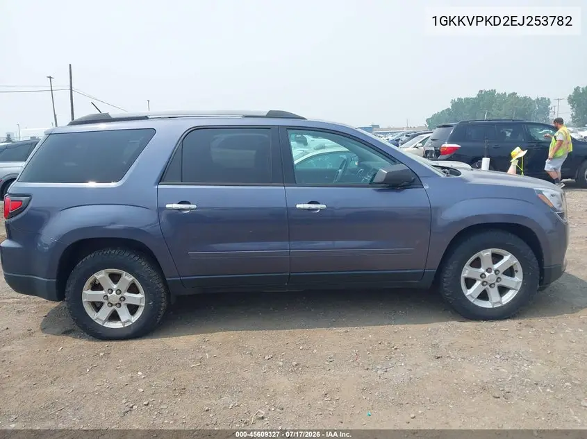 2014 GMC Acadia Sle-2 VIN: 1GKKVPKD2EJ253782 Lot: 45609327