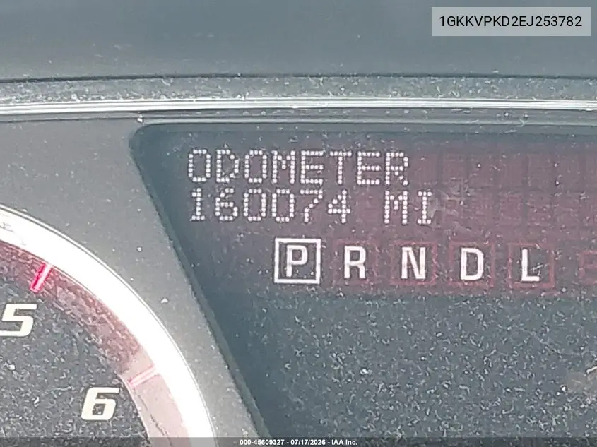 2014 GMC Acadia Sle-2 VIN: 1GKKVPKD2EJ253782 Lot: 45609327