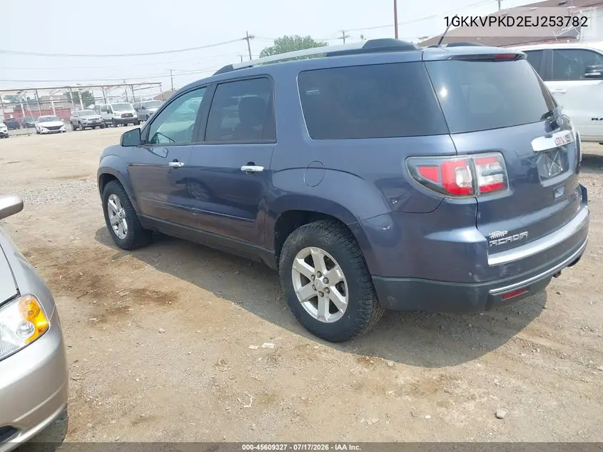 2014 GMC Acadia Sle-2 VIN: 1GKKVPKD2EJ253782 Lot: 45609327