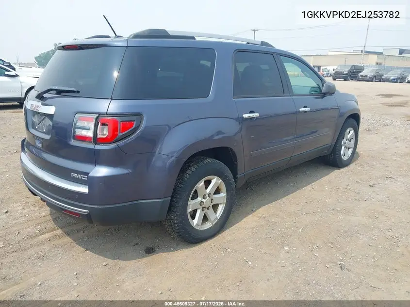 2014 GMC Acadia Sle-2 VIN: 1GKKVPKD2EJ253782 Lot: 45609327